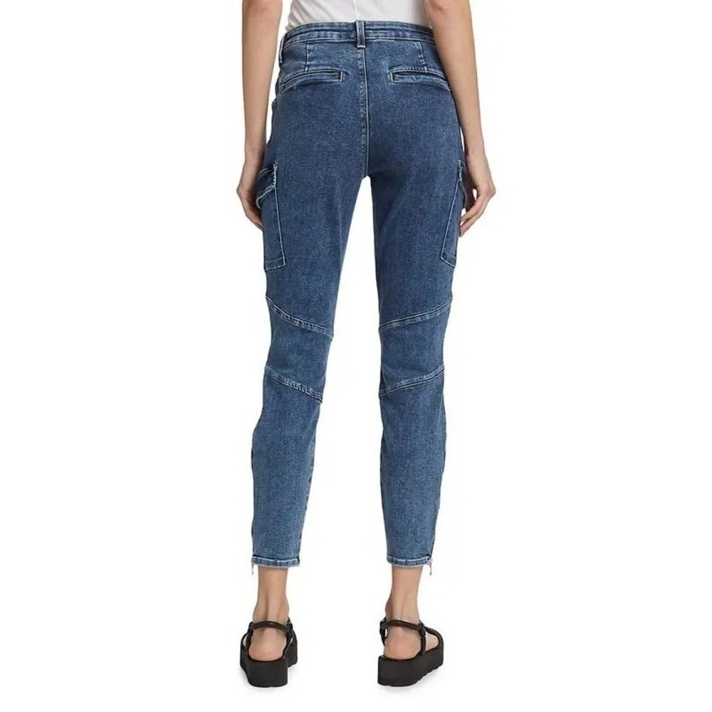 L'agence Womens Patton Cargo Skinny Jeans 28 Zip Ankle Gorpcore Indie Sleeze NWT - Picture 3 of 14